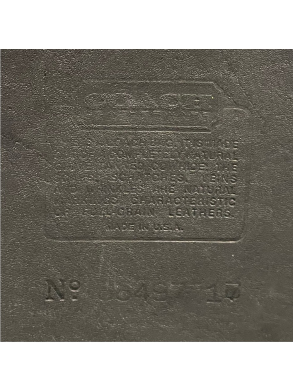 Grey Leather  Coach Satchel - Picture 9 of 11